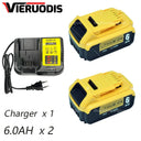 High Capacity 18V Lithium Battery for DCB184 DCB200 6000mAh