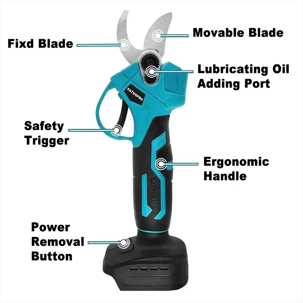 Cordless Brushless Electric Pruning Shears Branch Trimming