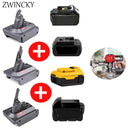 18V Li-ion Battery Adapter for Dyson V6 V7 V8 Compatible