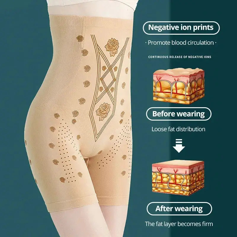 Flarixa High Waist Shaping Panties Tummy Control Underwear