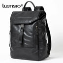 Genuine Leather Travel Backpack 15.6 In