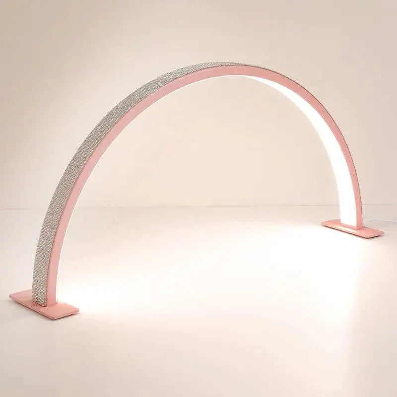 Adjustable LED Half Moon Makeup Light for Salon Use