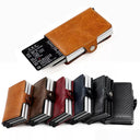 RFID Leather Wallet: Stylish Card Holder with Security Features