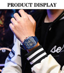 Men's Military Waterproof Chronograph Watch Timepiece