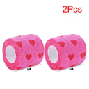 Pet Waterproof Tattoo Grip Bandage Cover Wraps Rose Red