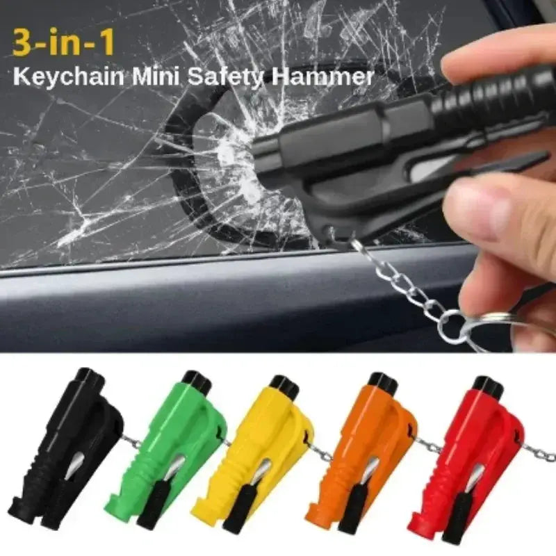 Compact Car Emergency Escape Hammer Multi Function Tool