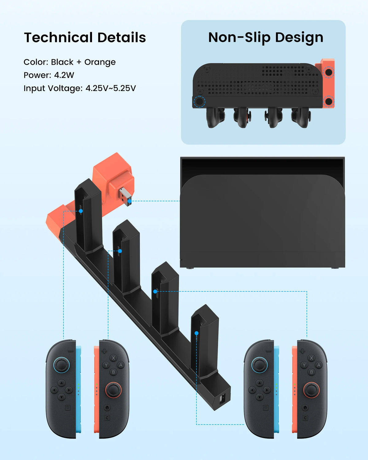 S73 Switch Controller Charging Dock