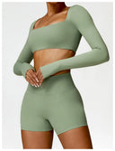 Yoga Suit Sports Set Women Quick-Drying Gym Set 2PCS