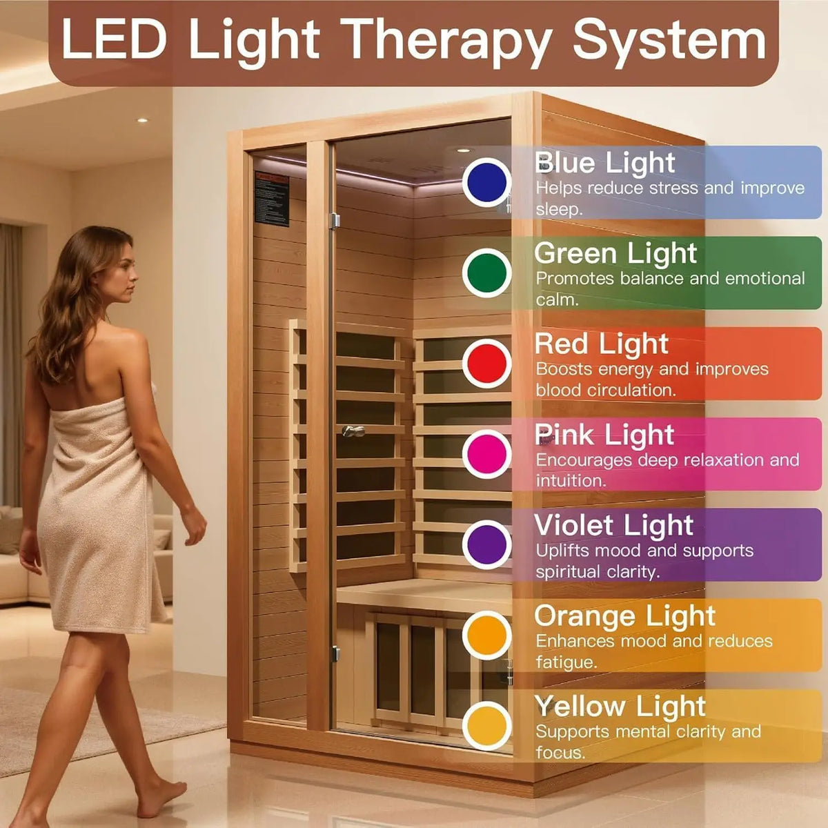 Infrared Indoor Sauna Cabin
