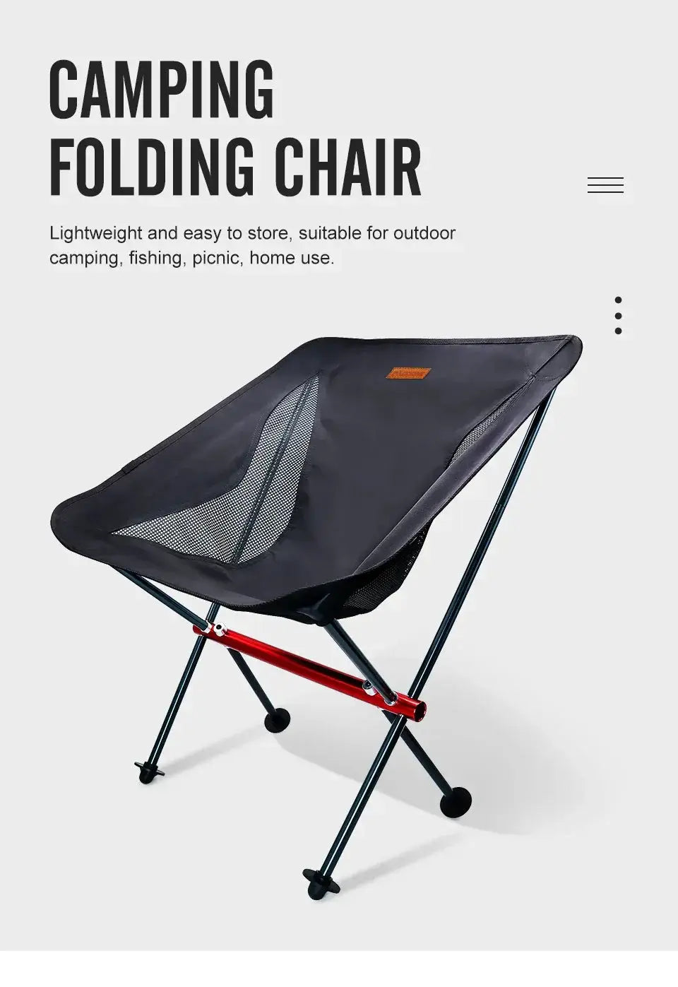 Ultralight Folding Chair for Campers — product view 11