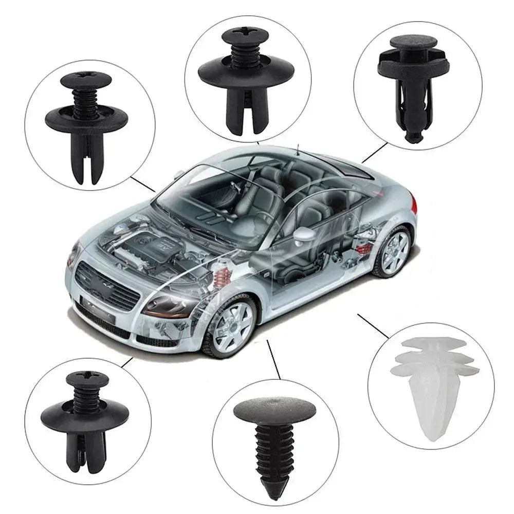 Car Body Push Retainer Fastener Clip Kit Set - OurLum.com