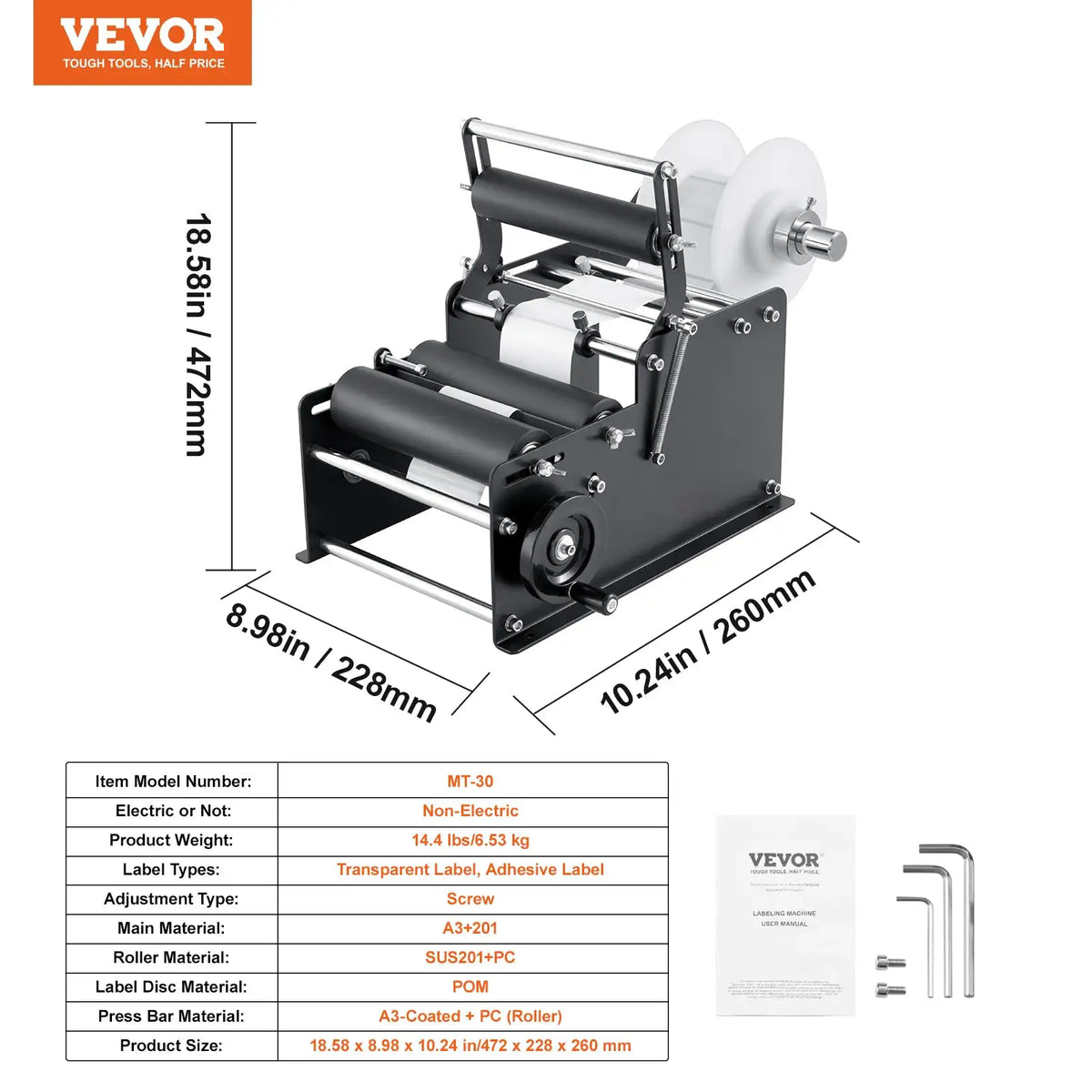 Adjustable Manual Bottle Labeler — product image 7