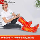 Full-Wrap Heated Leg Foot Support Winter Warmer Red Light Foot Massage Muscle Relaxation Anti-fatigue Relief Pain