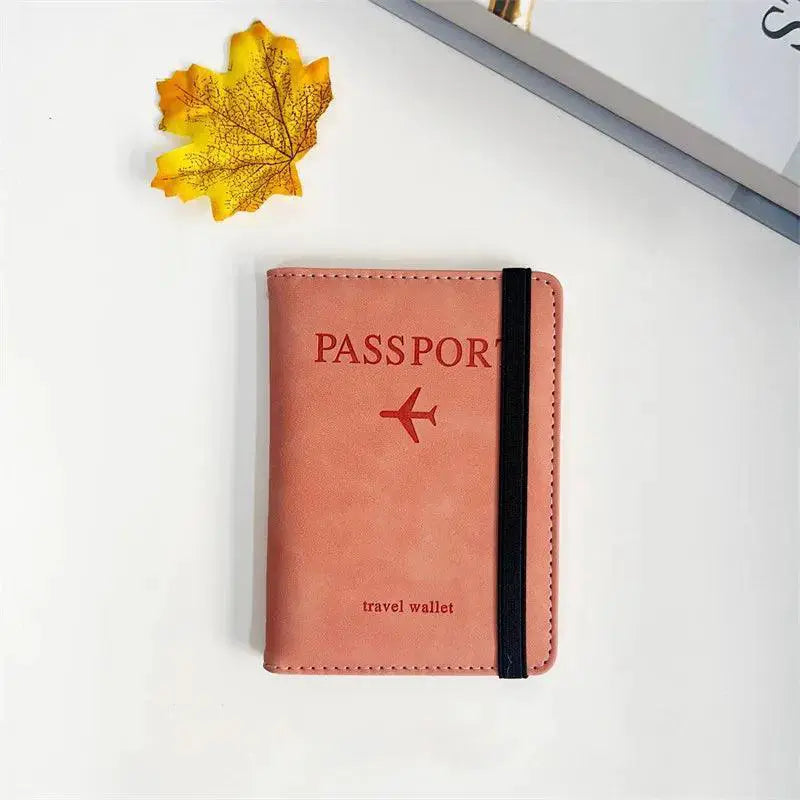 RFID Passport Holder for Secure Travel — Pink1