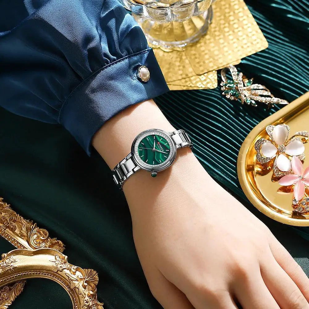Curren Ladies Quartz Wristwatch Elegant Steel Timepiece