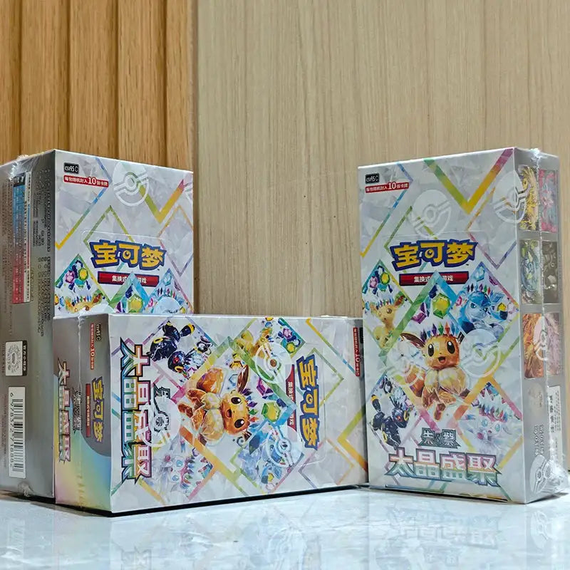 Pokemon PTCG Sv8a Chinese Version 17.5 Radiant Treasures Booster Blind Box Battle Trading Cards Collectible Gift For Card Fans
