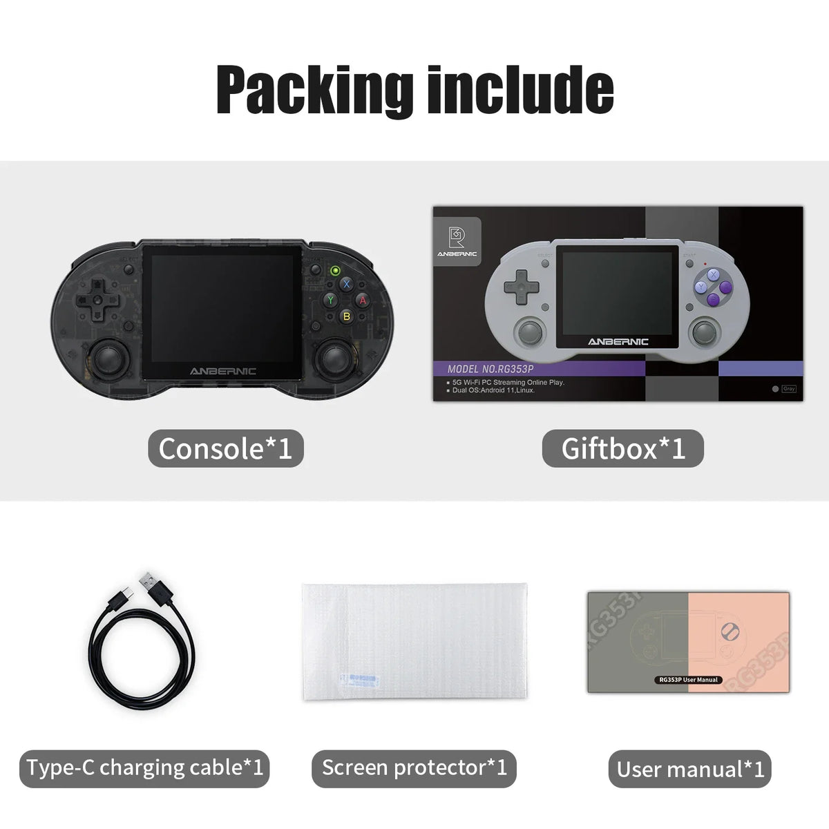 ANBERNIC Handheld Game Console Linux System Chip Support WiFi — product view 9