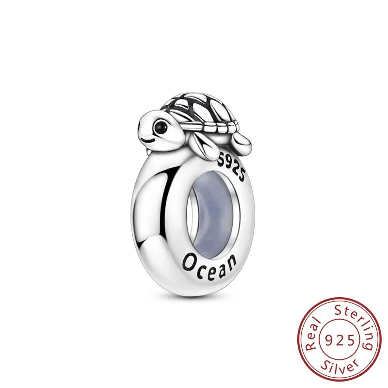 Silver Sterling Charm Beads Pendant