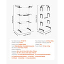Adjustable Foldable Laundry Drying Rack