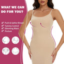 Seamless Women's Tummy Control Full Slip Body Shaper Dress