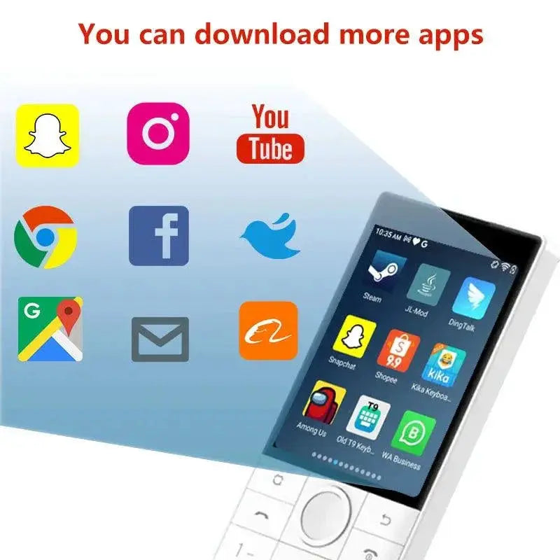 Compact Qin F22 2.8 Inch 4G Smartphone With Google WiFi