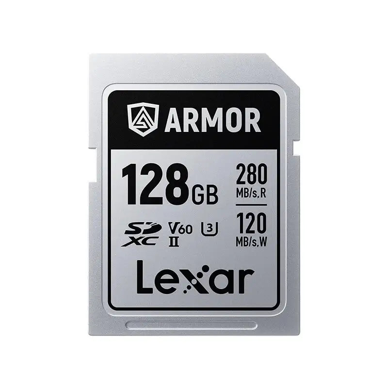 Lexar ARMOR SILVER PRO SDXC UHS-II Card V60 SDXC Memory Card 128GB 256GB Max 280Mb/s High Speed 6K Video Card for Camera
