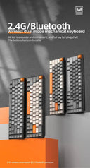 Dual-Mode Wireless Keyboard for Gamers