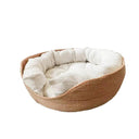 HOOPET Bamboo Weaving Pet Bed Kennel for Cat Dog Sofa