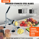 VEVOR French Fry Cutter Potato Slicer with Stainless Steel Blades