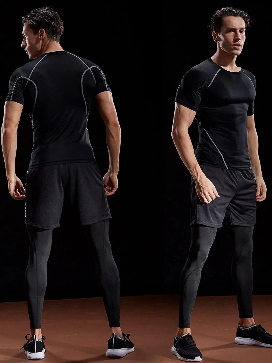 Compression T Shirt Men Summer Sportswear Gym Tee Pro