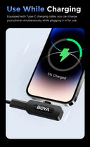 BOYA Lavalier Mic for Streaming Crisp