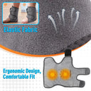 Heated Foot and Ankle Massager 6 Heat Levels 3 Vibration Modes Warm Sole Wrap 3000mAh Cordless Rechargeable