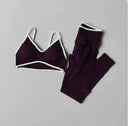 Seamless 2Pcs Legging Sets High Waist Breathable