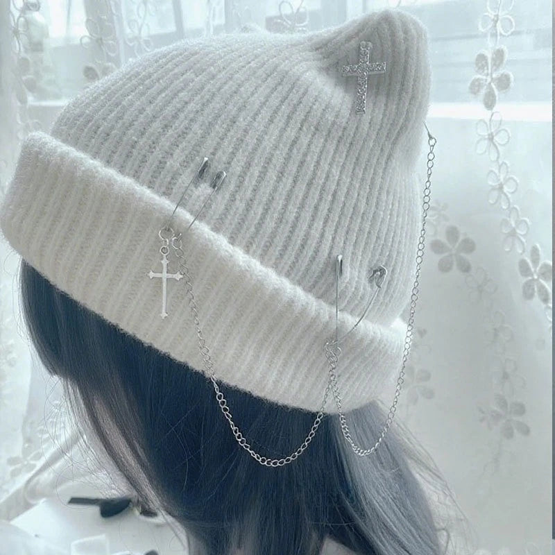 Ribbed Knit Winter Hat