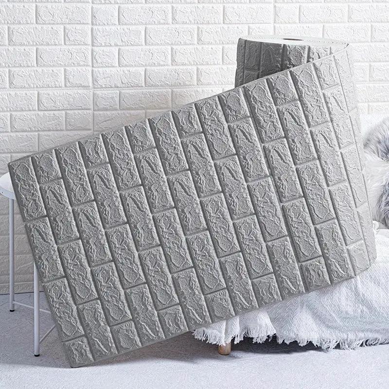 3D Brick Pattern Self Adhesive Waterproof Wall Sticker