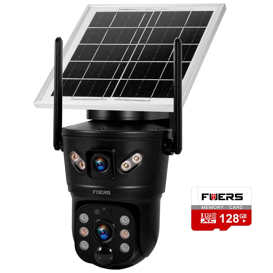 KERUI CCTV Camera Solar WIFI Wireless Solar Panel Powered Camera — product view 1