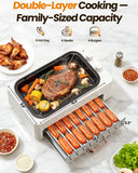 Smokeless Indoor Electric Grill, Countertop BBQ Grill
