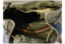 Vintage Cowhide Canvas Backpack 36L