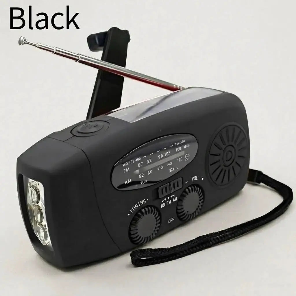 Solar Hand Crank Emergency Radio — product view 10