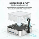 Desktop Work Base with Storage Room, Screen Linking, and File Access For Mini4