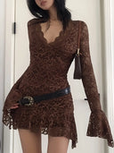Dress for Women: Breathable Mesh Lace
