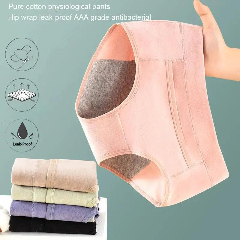 Cotton Leak Proof Menstrual Panties Maximum Security Comfort