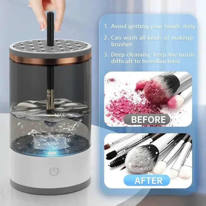 Rechargeable Electric Makeup Brush Cleaner - OurLum.com