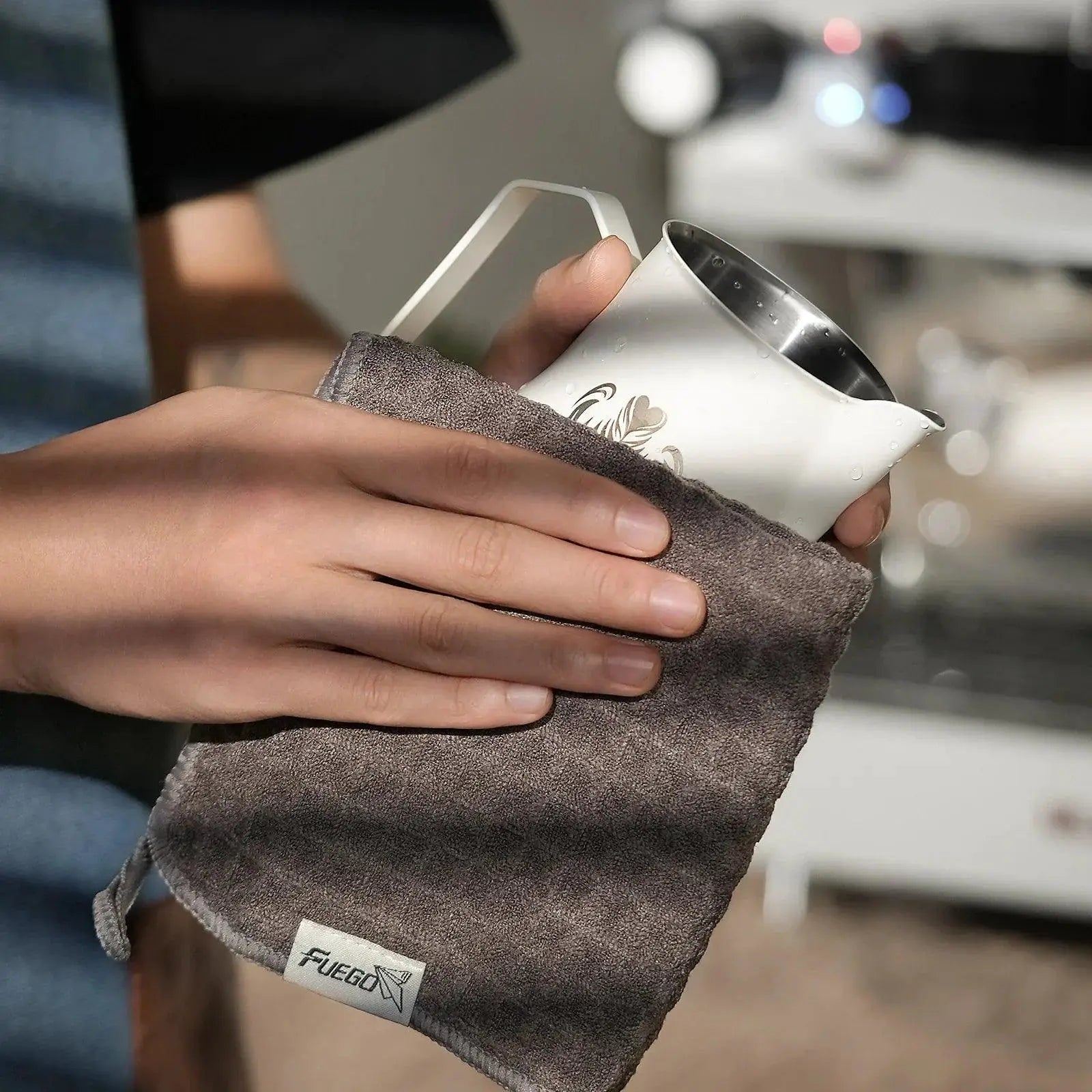 Barista Microfiber Cleaning Cloths Set Kitchen Coffee