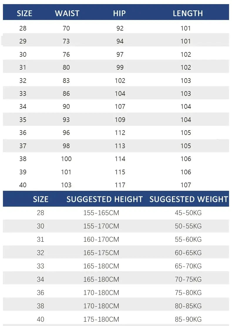 Men's Summer Fashion Business Casual Long Pants 28 to 40 - OurLum.com