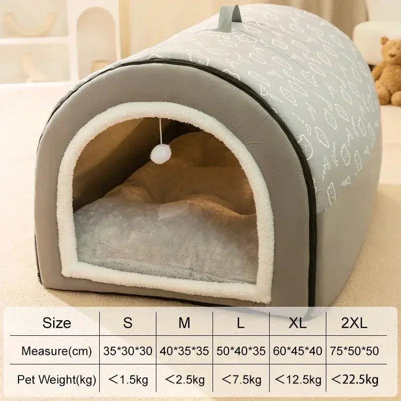 Big Dog Winter Kennel Cozy Bed For Medium Large Dogs