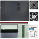 Sovol Metal and Tempered Glass Open Enclosure with Drag Chain and Filter Fan for Sovol SV08 MAX