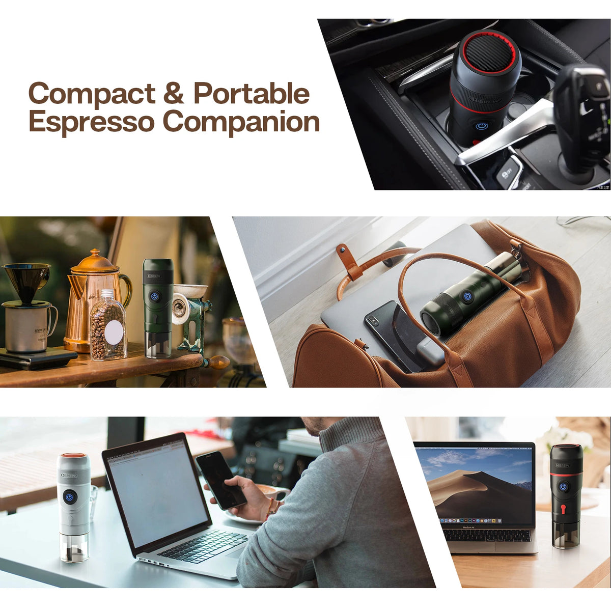 HiBREW Portable Coffee Machine for Car & espresso Coffee Maker Expresso — product view 4