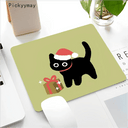 Black Cat Gaming Mousepad Stylish Desk Mat for Work Play