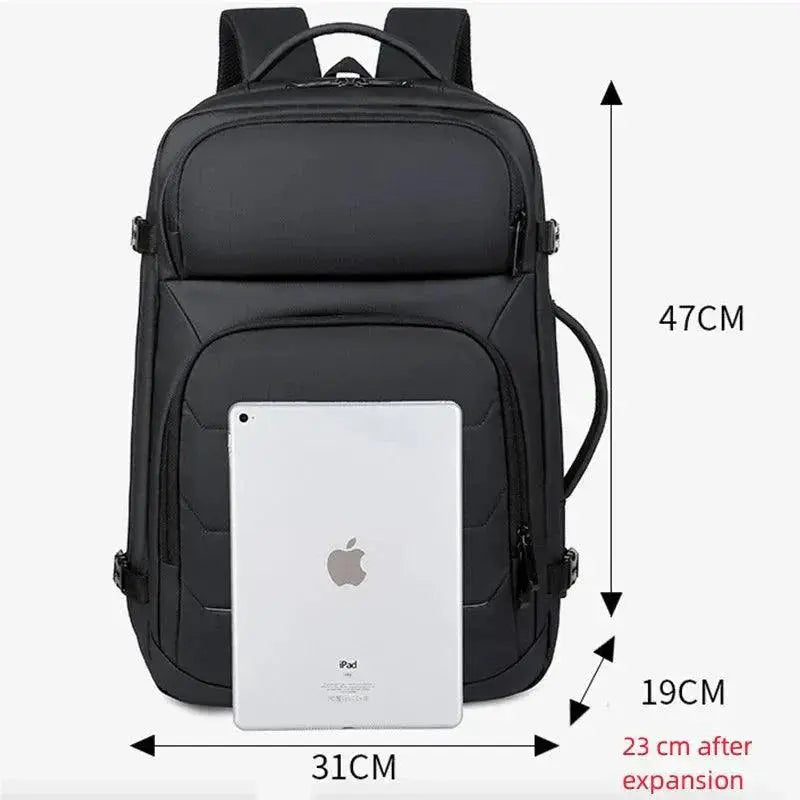 Waterproof 17 Inch Mens Laptop Backpack With USB Charging